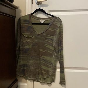 Camo long sleeve shirt